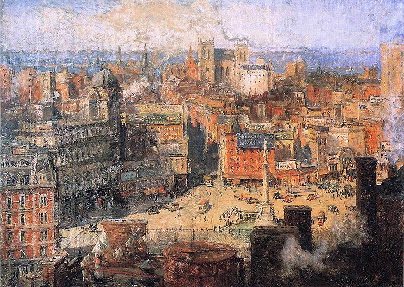 Columbus Circle, Colin Campbell Cooper